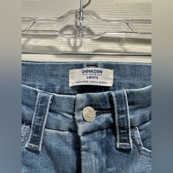 Denizen from Levi’s High-Rise Ankle Skinny Jeans Blue Women’s Size W27 - Picture 3 of 12